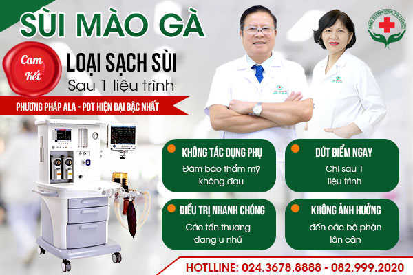 chữa sùi mào gà