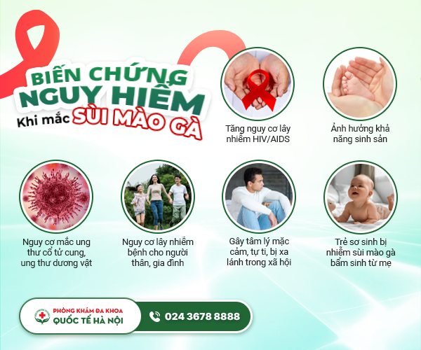 tác hại của sùi mào gà