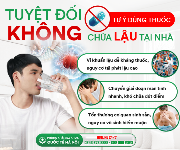 chữa bệnh lậu tại nhà