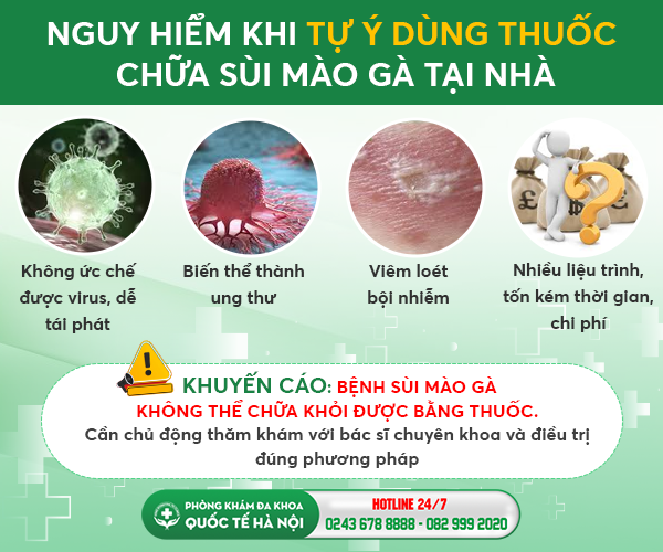 thuốc chữa sùi mào gà